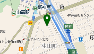 新神戸アイテラス保育園の地図画像