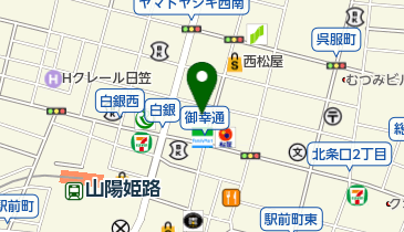 garden姫路の地図画像