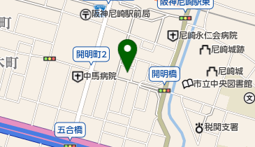 フレッシュベーカリーあたかの地図画像