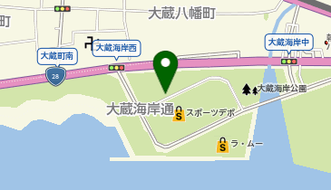 明石市立 大蔵海岸多目的広場の地図画像