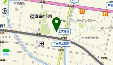 西宮市役所 総務局 総務総括室 総務課 総務・統計チームの地図画像