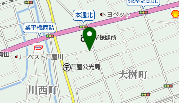 岡本金物店の地図画像