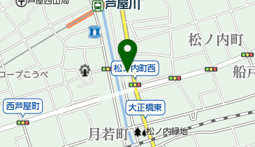 芦屋フルフルの地図画像