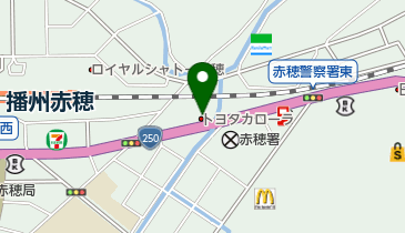 トヨタカローラ姫路株式会社赤穂店の地図画像