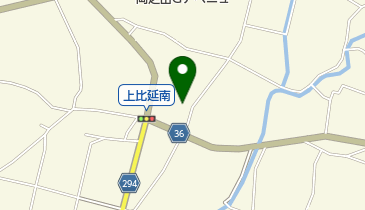 上比延公民館の地図画像