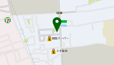 美容プラージュ川西店の地図画像
