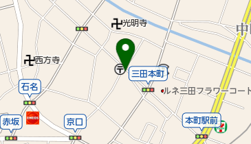 カエルの地図画像