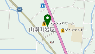 レック山南店の地図画像