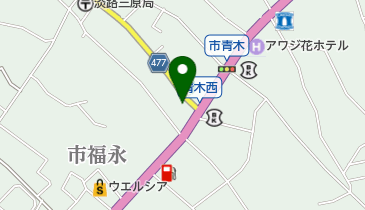 新洗蔵市店の地図画像