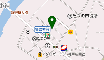 法悟空たつの店の地図画像