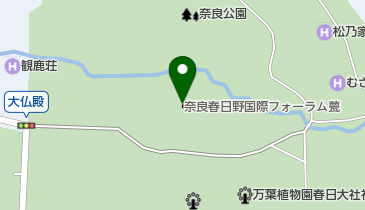 奈良県庁 奈良春日野国際フォーラム・甍の地図画像