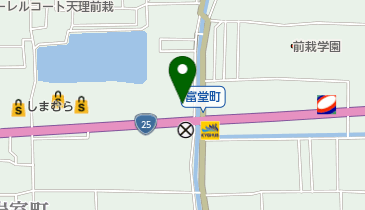 日の出石油天理給油所の地図画像