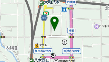 橿原市役所 分庁舎 資産経営課の地図画像