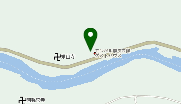 モンベル五條店の地図画像