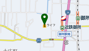 タツミヤ御所店の地図画像