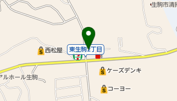 訪問看護ステーションひまわり生駒の地図画像