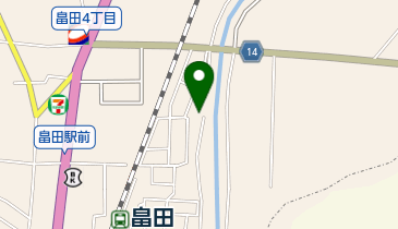 笑陽畠田の家の地図画像