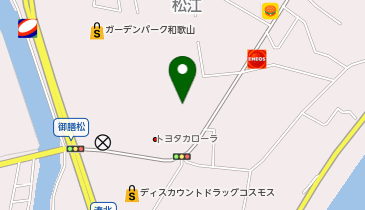 ココネイル 六十谷店の地図画像