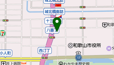 和歌山広域消防指令センターの地図画像