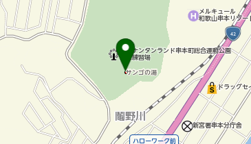 サンゴの湯の地図画像