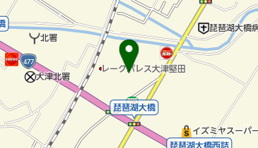 ブックオフ堅田店の地図画像