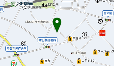 甲賀市役所 健康福祉部 長寿福祉課 水口地域包括支援センターの地図画像