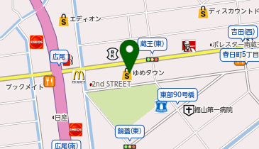 保険クリニックゆめタウン安古市店の地図画像