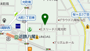 EyelashSalonBlanc近鉄八尾店の地図画像