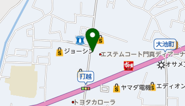 ガレージアクトの地図画像