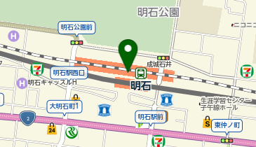 DionDion明石店の地図画像