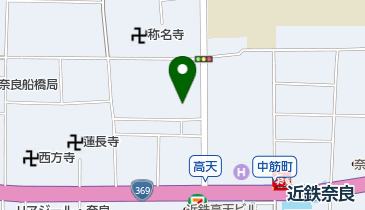 奈良レンタサイクルの地図画像