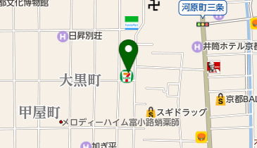 グローバルワーク京都六角店の地図画像