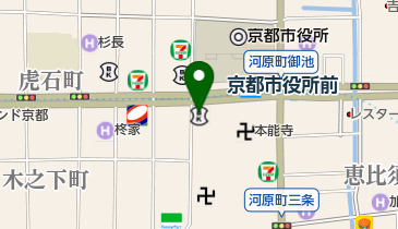 京都市役所 保健福祉局 保健福祉部 監査指導課の地図画像