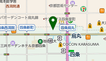 京都きもの学院 四条教室の地図画像