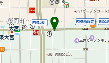 インドネパール料理マウンテンエベレスト四条堀川店の地図画像