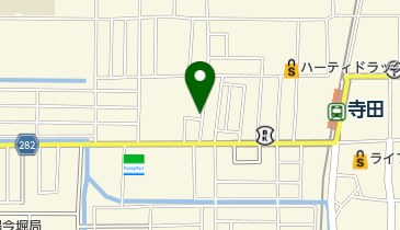 ウエダクリーニングの地図画像