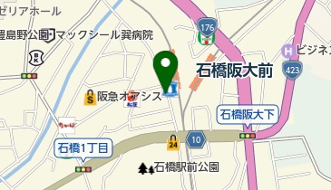 串かつ石大・石橋店の地図画像
