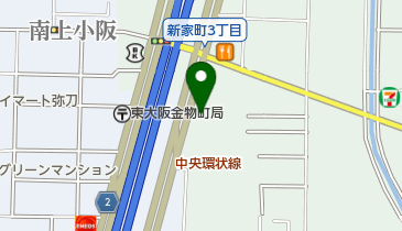 八尾バッティングセンターの地図画像