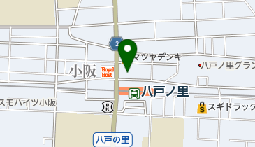 ディオーネ八戸ノ里駅前店の地図画像