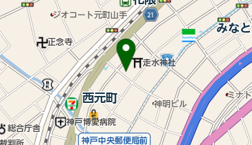 上海理容院の地図画像