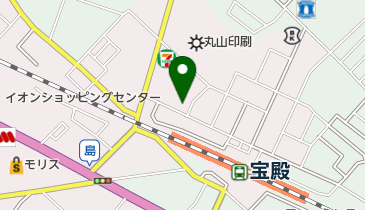 SAKURAHair宝殿店の地図画像