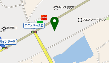 株式会社ウエノフードテクノ三田工場の地図画像