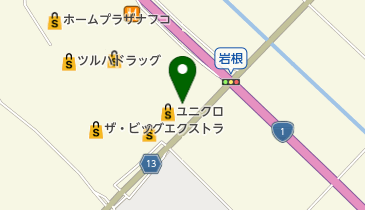 カラーズイオンタウン湖南店買取センターサービス工場の地図画像