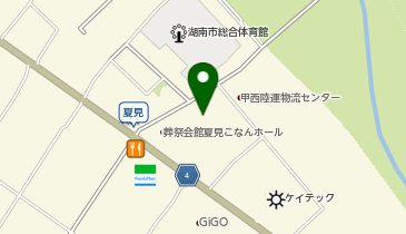auオレンジパーク湖南の地図画像