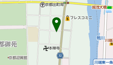 かさねや御所東店の地図画像