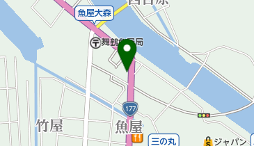 岸本はり灸院の地図画像
