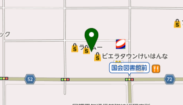 ペットショップ犬の家の地図画像