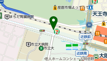 RINX大阪天王寺店の地図画像