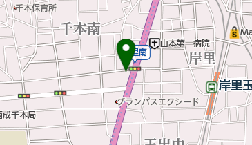 PARIS美容室岸里の地図画像