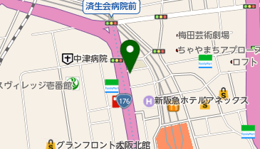 竹中針灸院の地図画像